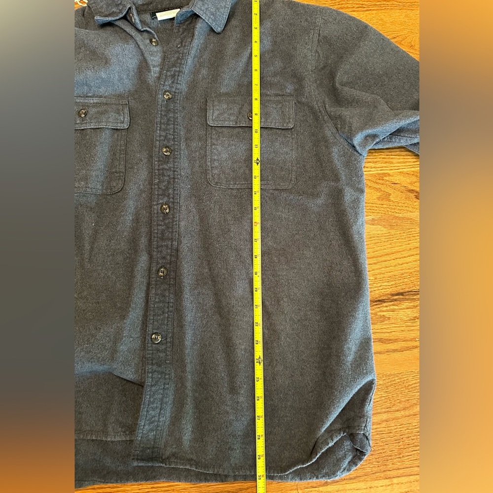 Field And Stream Grey Flannel Shacket Long Sleeve… - image 6